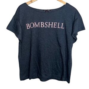 Victoria’s Secret Gray Bombshell Lounge T-Shirt Size Large